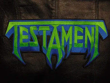TESTAMENT…  Embroidered Backpatch  (thrash metal)   U.S.A   661