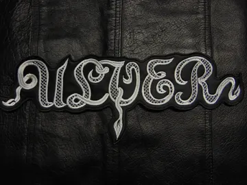 ULVER…  Embroidered Backpatch  (folk black)   Norway   074
