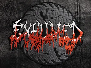 EXHUMED  Embroidered Backpatch  (death grind)    U.S.A   635