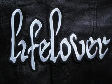 LIFELOVER…   Embroidered Backpatch  (black metal)   Sweden   253
