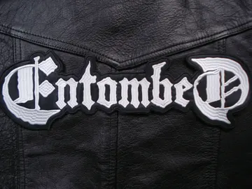 ENTOMBED…  Embroidered Backpatch  (death metal)   Sweden   634
