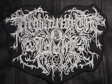 DROWNING THE LIGHT…   Embroidered Backpatch  (black metal)   Australia   106