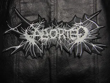 ABORTED…  Embroidered Backpatch  (brutal death)   Belgium   556