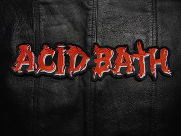 ACID BATH…  Embroidered Backpatch  (sludge metal)   U.S.A   554