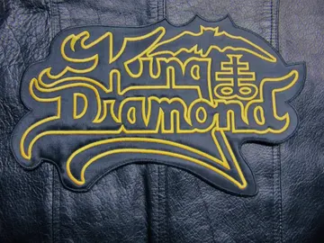 KING DIAMOND  Embroidered Backpatch    (heavy metal)   Denmark   066