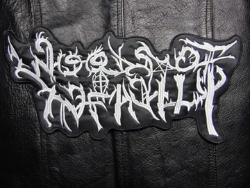 WOOD OF INFINITY  Embroidered Backpatch   (black metal)   Sweden   655