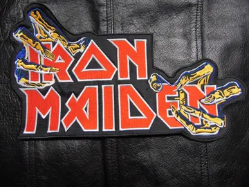 IRON MAIDEN  Embroidered Backpatch  (nwobhm)    U.K   230