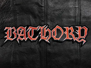 BATHORY…  Embroidered Backpatch  (epic black)   Sweden   620