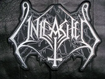 UNLEASHED…  Embroidered Backpatch  (death metal)   Sweden   610
