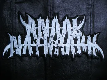 ANAAL NATHRAKH…  Embroidered Backpatch  (black grind)   U.K   300