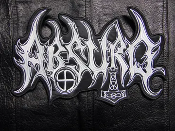 ABSURD…  Embroidered Backpatch  (black metal)   Germany   482