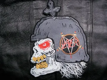 SLAYER…  Embroidered Backpatch   (thrash metal)   U.S.A   187