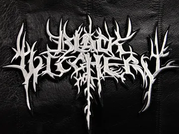 BLACK WITCHERY…  Embroidered Backpatch  (war metal)   U.S.A   392