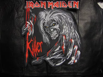 IRON MAIDEN…  Embroidered Backpatch  (nwobhm)    U.K   450