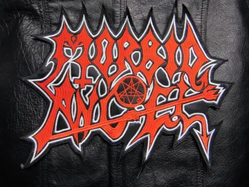 MORBID ANGEL…  Embroidered Backpatch  ( death black)   U.S.A   643