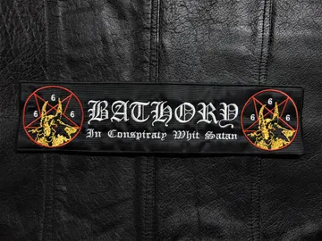 BATHORY…  Embroidered Backpatch  (epic black)    Sweden   680