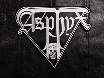 ASPHYX…  Embroidered Backpatch  (death thrash)   Netherlands   370