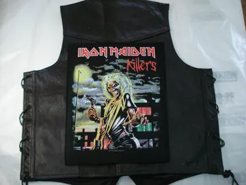 IRON MAIDEN…  “Killers”   Official Screen/Print Backpatch  (nwobhm)  U.K   RACK085