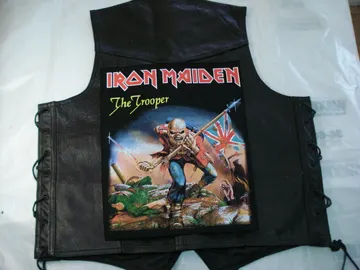 IRON MAIDEN…  The Trooper     Official Screen/Print Backpatch (nwobhm)   U.K    RACK079