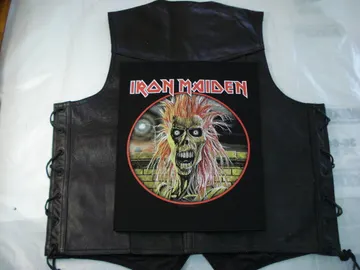 IRON MAIDEN   Made In England   Official Screen/Print Backpatch  (nwobhm)   U.K   RACK083