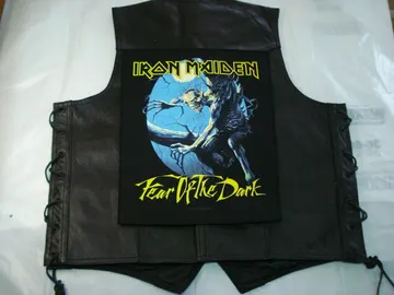 IRON MAIDEN   Fear Of The Dark   Official Screen/Print Backpatch  (nwobhm)   U.K   RACK084