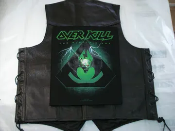OVERKILL The Electric Age   Official Screen/Print Backpatch  (thrash metal)   U.S.A   RACK123