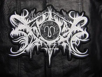 XASTHUR…  Embroidered Backpatch  (black metal)    U.S.A   539*
