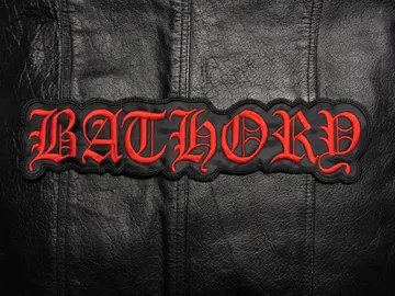 BATHORY…  Embroidered Backpatch  (epic black)     Sweden   276*