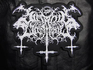 SATANIC WARMASTER…   Embroidered Backpatch  (black metal)  Finland   334*