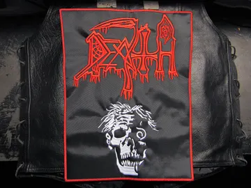 DEATH…  Embroidered Backpatch  (death metal)   U.S.A   538*