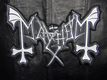MAYHEM…  Embroidered Backpatch  (black metal)   Norway   226*