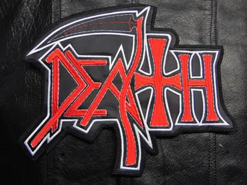 DEATH   Embroidered Backpatch (death thrash)     U.S.A   294**