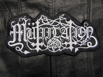 MUTIILATION  Embroidered Backpatch  (black metal)  France   200*
