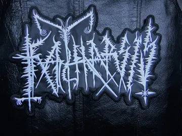 KATHARSIS…  Embroidered Backpatch (black metal)    Germany   540*