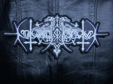 NOKTURNAL MORTUM…  Embroidered Backpatch  (pagan black)   Ukraine   455