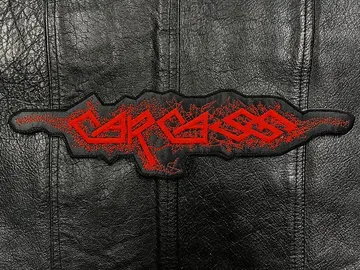 CARCASS…  Embroidered Backpatch  (death grind)   U.K   161