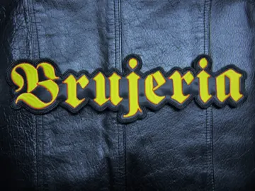 BRUJERIA…    Embroidered Backpatch    (death metal)    Mexico   384*