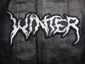 WINTER…  Embroidered Backpatch  (doom black)   U.S.A   457**