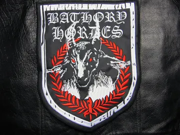 BATHORY…  Embroidered Backpatch  (epic black)     Sweden   248*