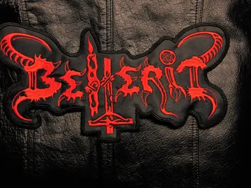 BEHERIT…  Embroidered Backpatch    (black metal)   Poland   541**