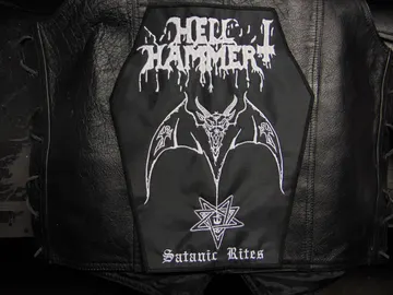 HELLHAMMER…  Embroidered Backpatch  (epic black)   Switzerland   079*
