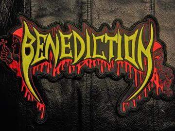 BENEDICTION    Embroidered Backpatch    (death metal)   U.K   044*