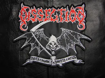 DISSECTION…  Embroidered Backpatch  (melodic black)   Sweden   378*