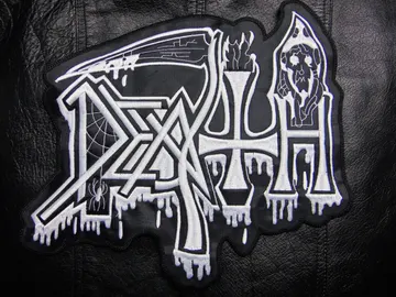 DEATH…   Embroidered Backpatch  (death thrash)    U.S.A   330**