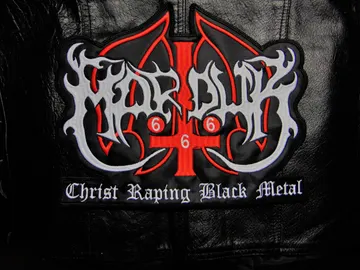 MARDUK  Embroidered Backpatch  (black metal)   Sweden   190*
