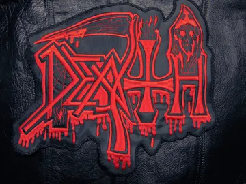 DEATH…   Embroidered Backpatch  (death thrash)    U.S.A   474*
