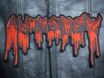 AUTOPSY…  Embroidered Backpatch  (death grind)    U.S.A   214*