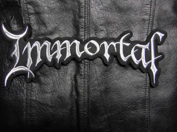 IMMORTAL…  Embroidered Backpatch  (black metal)    Norway   258*