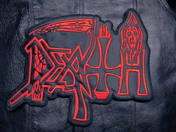 DEATH  Embroidered Backpatch  (death thrash)    U.S.A   312*
