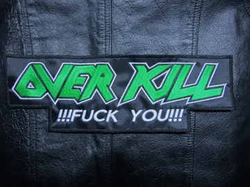 OVERKILL  Embroidered Backpatch  (thrash metal)   U.S.A   218*